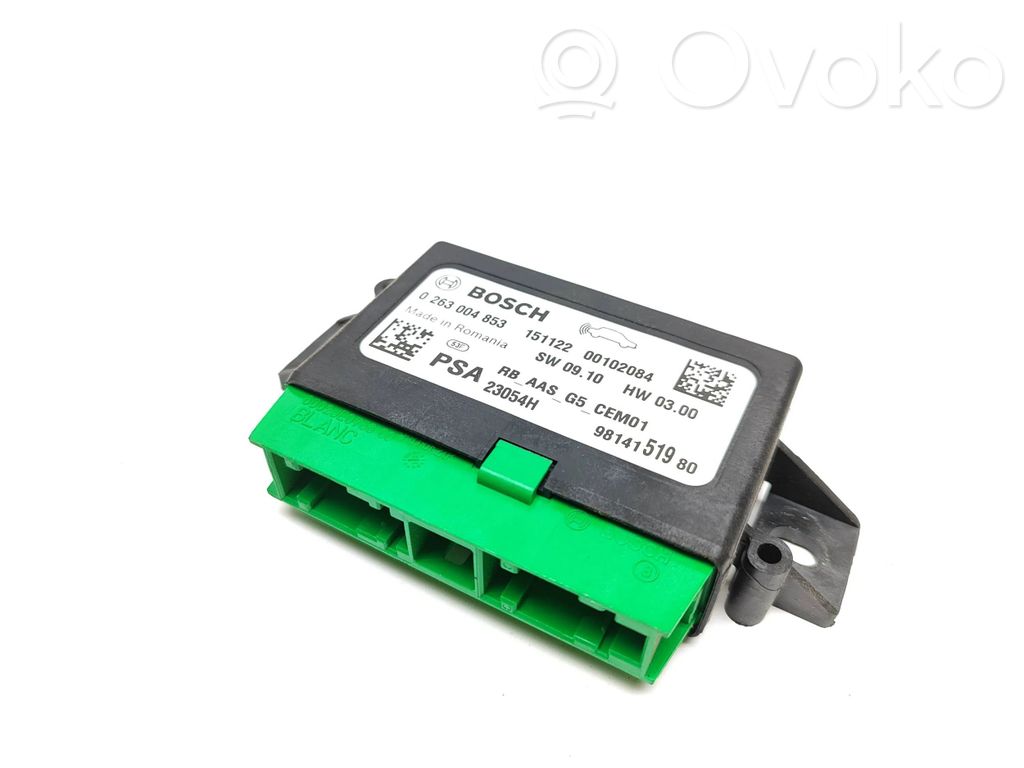 Peugeot 2008 I Parking PDC control unit/module 
