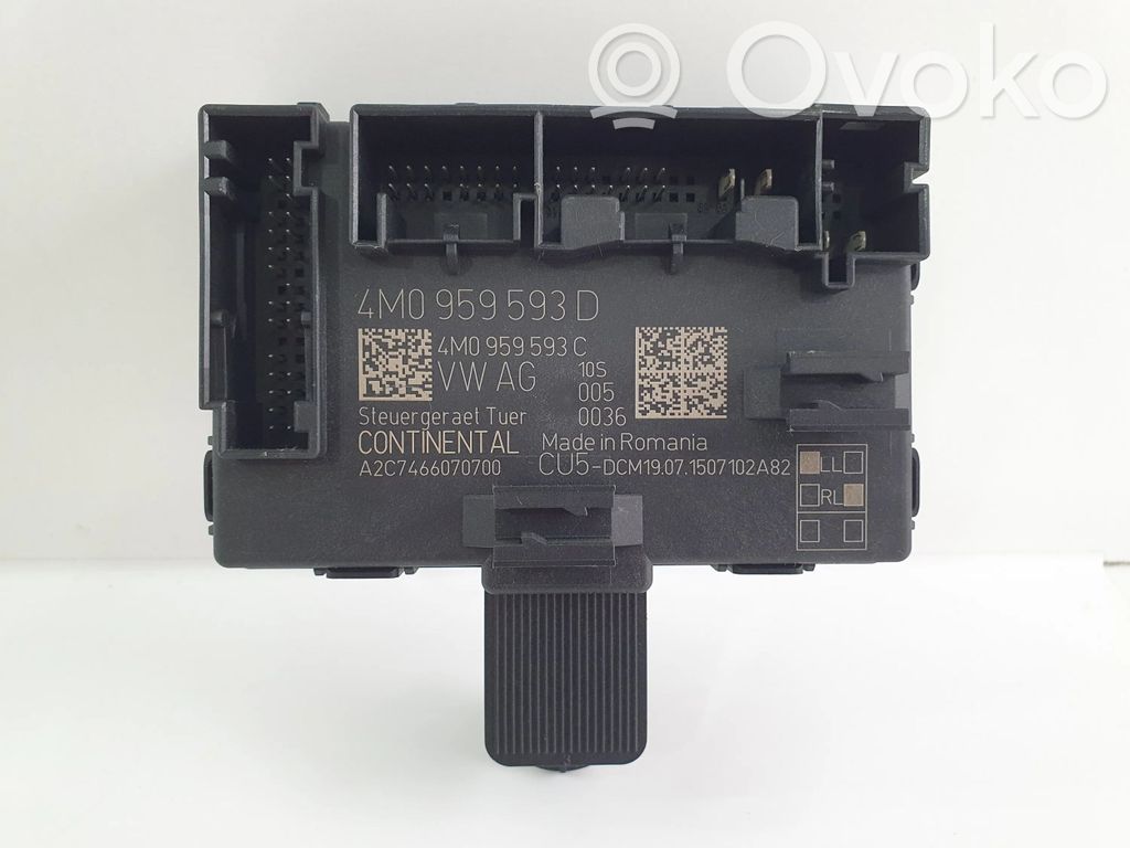 Audi Q7 4M Door control unit/module 