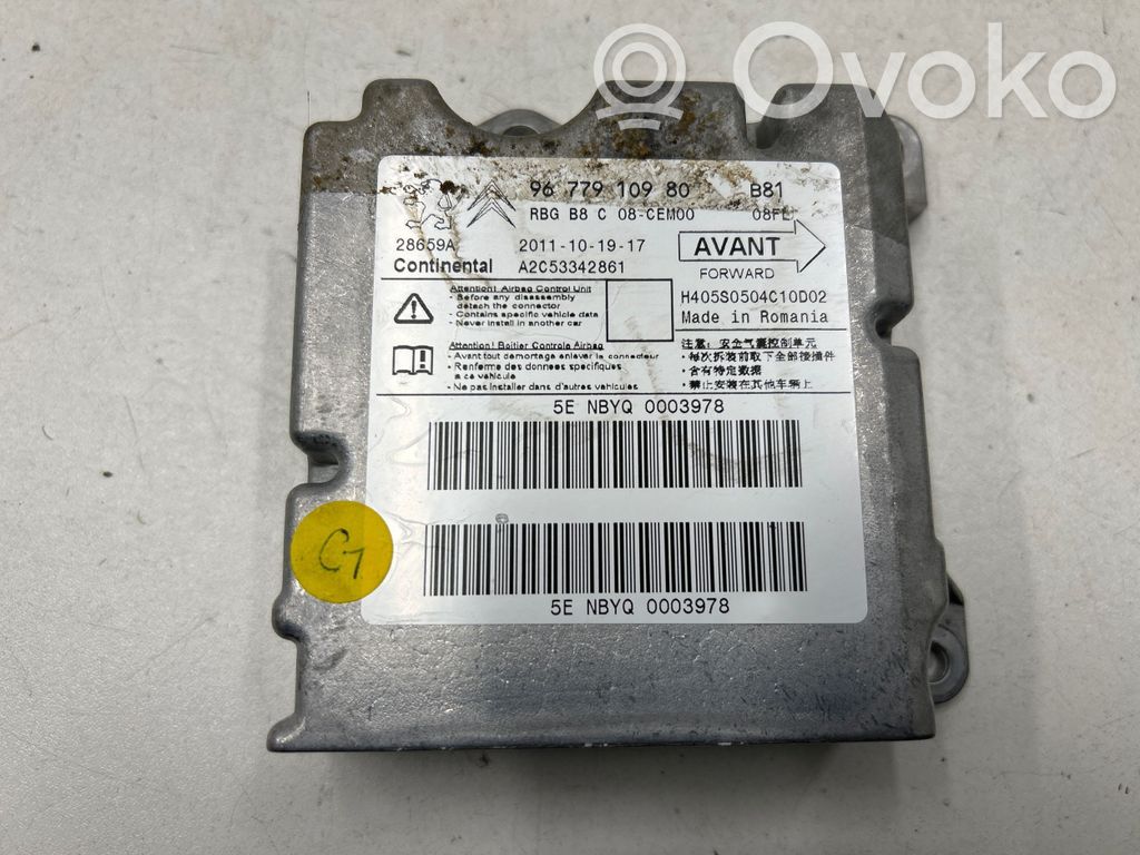 Citroen DS5 Airbag control unit/module 