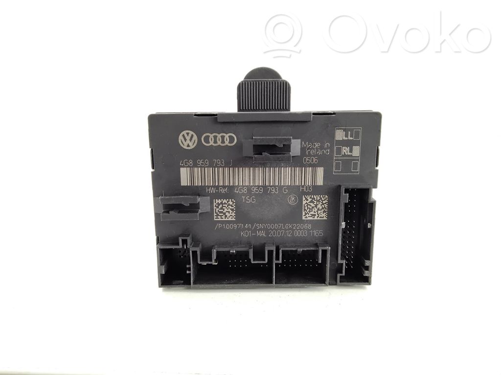 Audi A6 S6 C7 4G Door control unit/module 