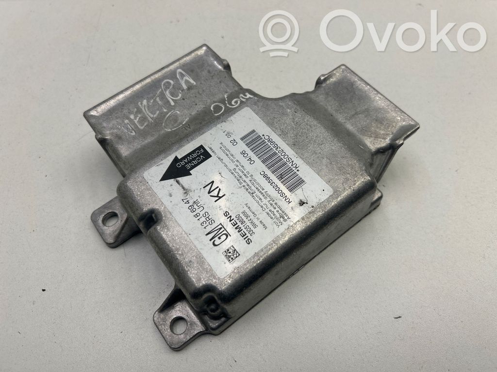 Opel Vectra C Airbag control unit/module 