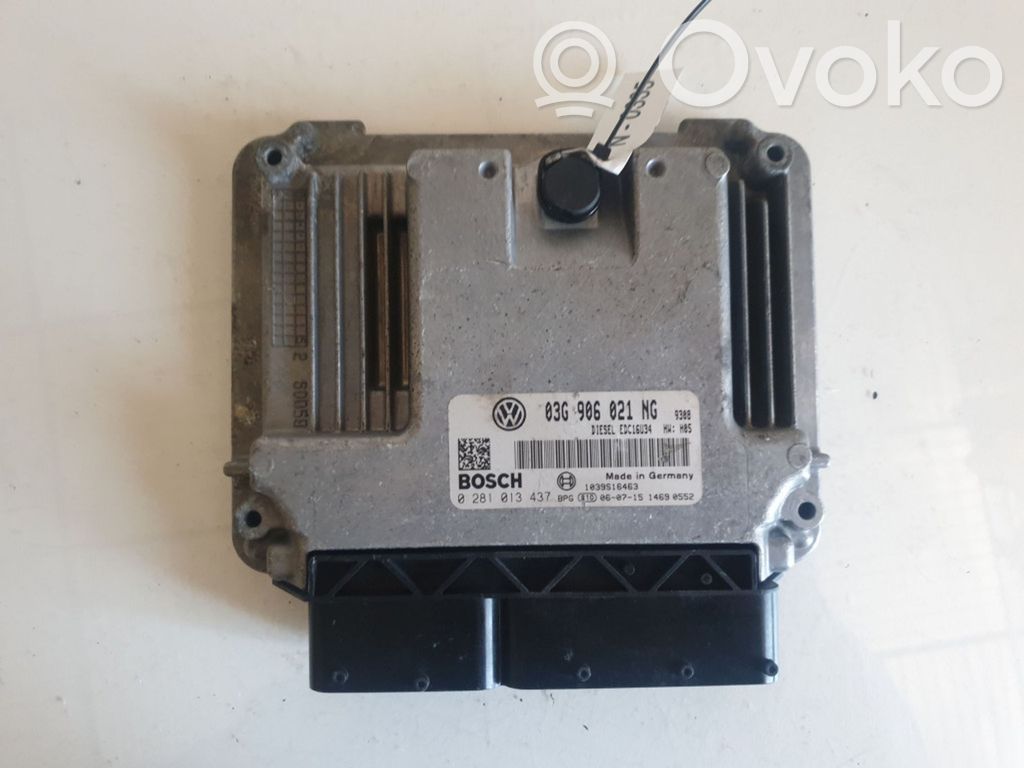 Volkswagen PASSAT B6 Engine control unit/module 