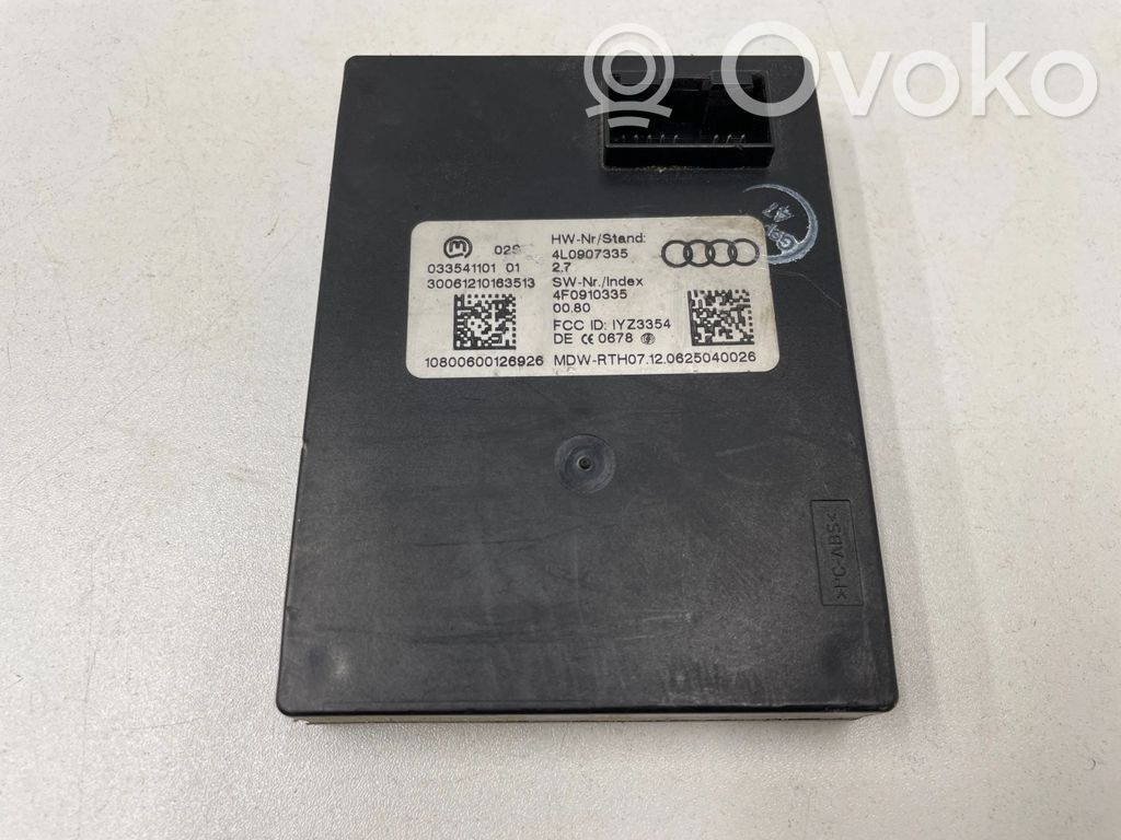 Audi Q7 4L Keyless (KESSY) go control unit/module 