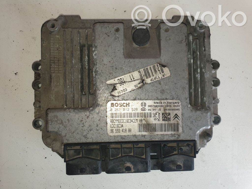 Peugeot 407 Engine control unit/module 