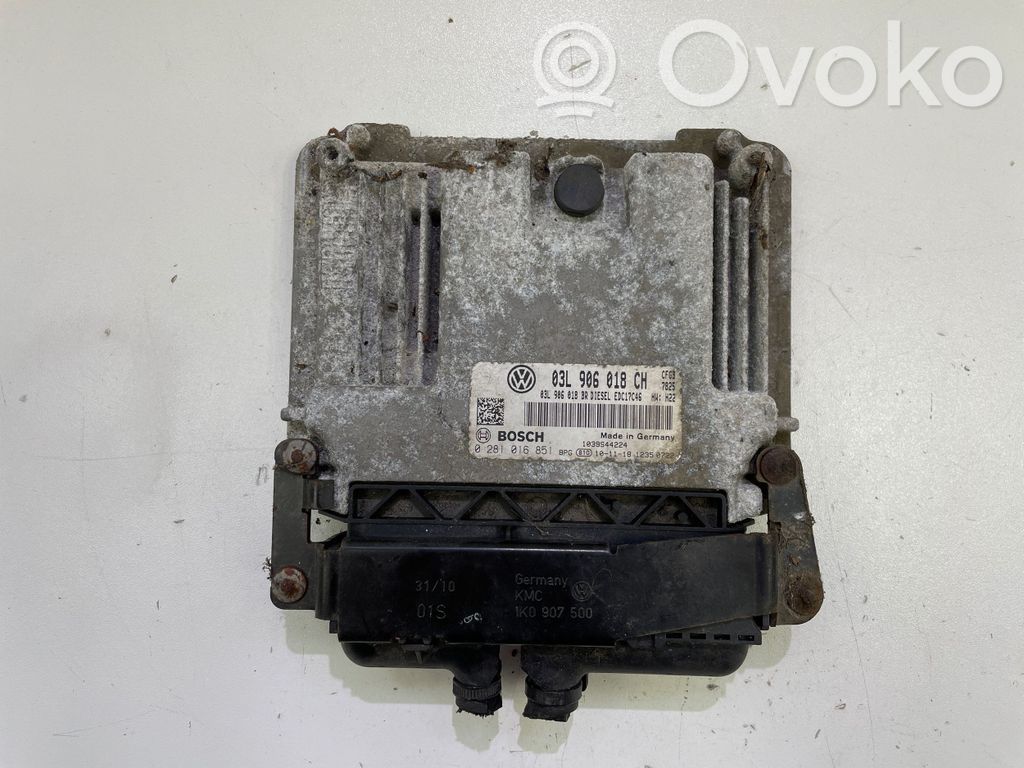Skoda Superb B6 (3T) Engine control unit/module 
