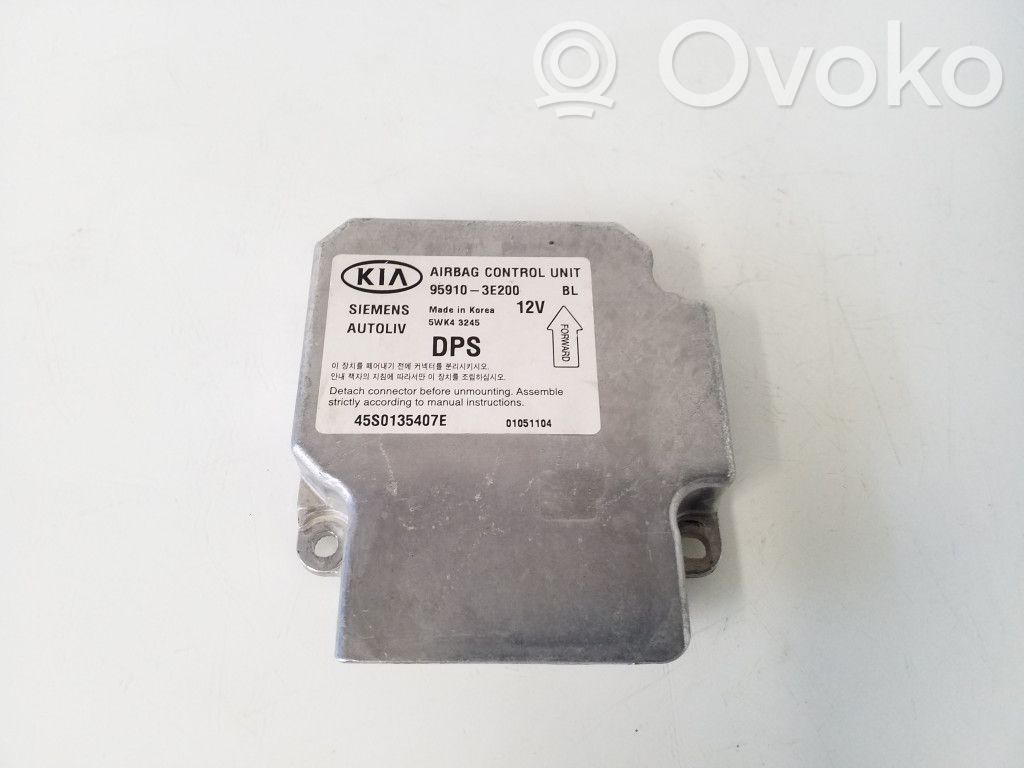 KIA Sorento Airbag control unit/module 