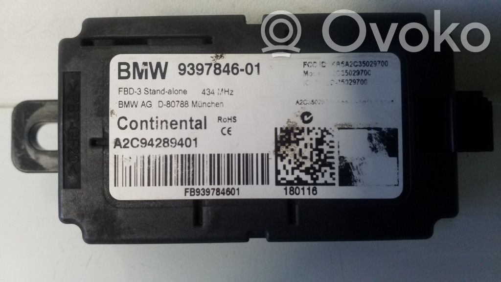 BMW 3 F30 F35 F31 Other control units/modules 