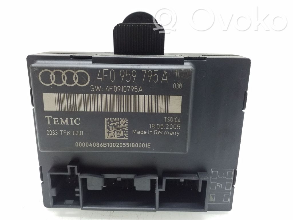 Audi A6 S6 C6 4F Door control unit/module 