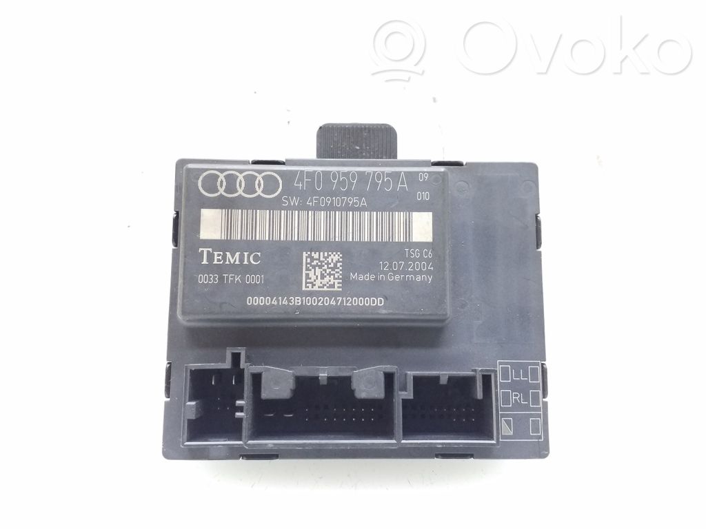 Audi A6 S6 C6 4F Door control unit/module 