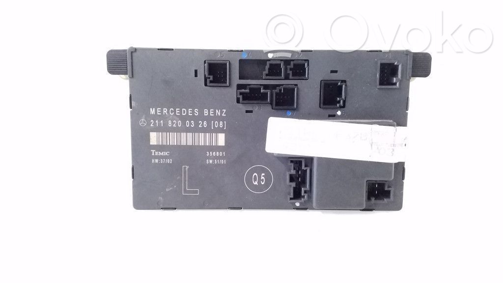 Mercedes-Benz E W211 Door control unit/module 