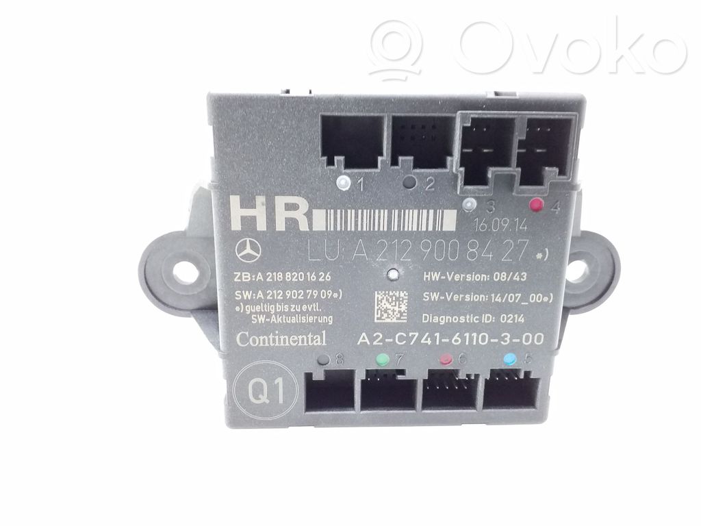 Mercedes-Benz E W212 Door control unit/module 
