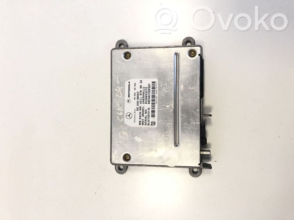 Mercedes-Benz CLK A209 C209 Bluetooth control unit module 