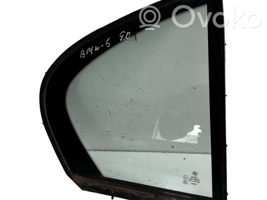BMW M5 Rear vent window glass 