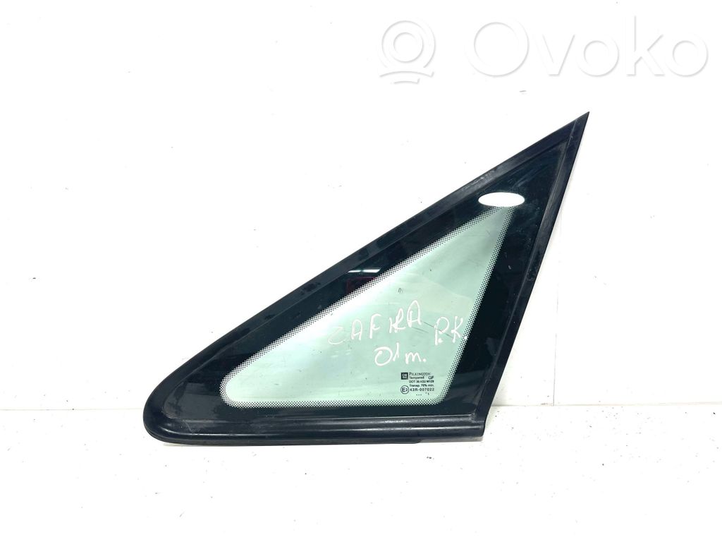 Opel Zafira A Luna/vidrio del triángulo delantero 