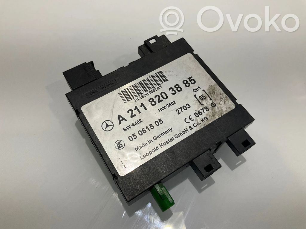 Mercedes-Benz E W211 Keyless (KESSY) go control unit/module 