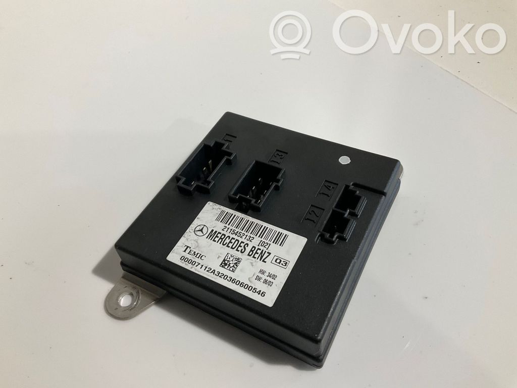 Mercedes-Benz E W211 Comfort/convenience module 