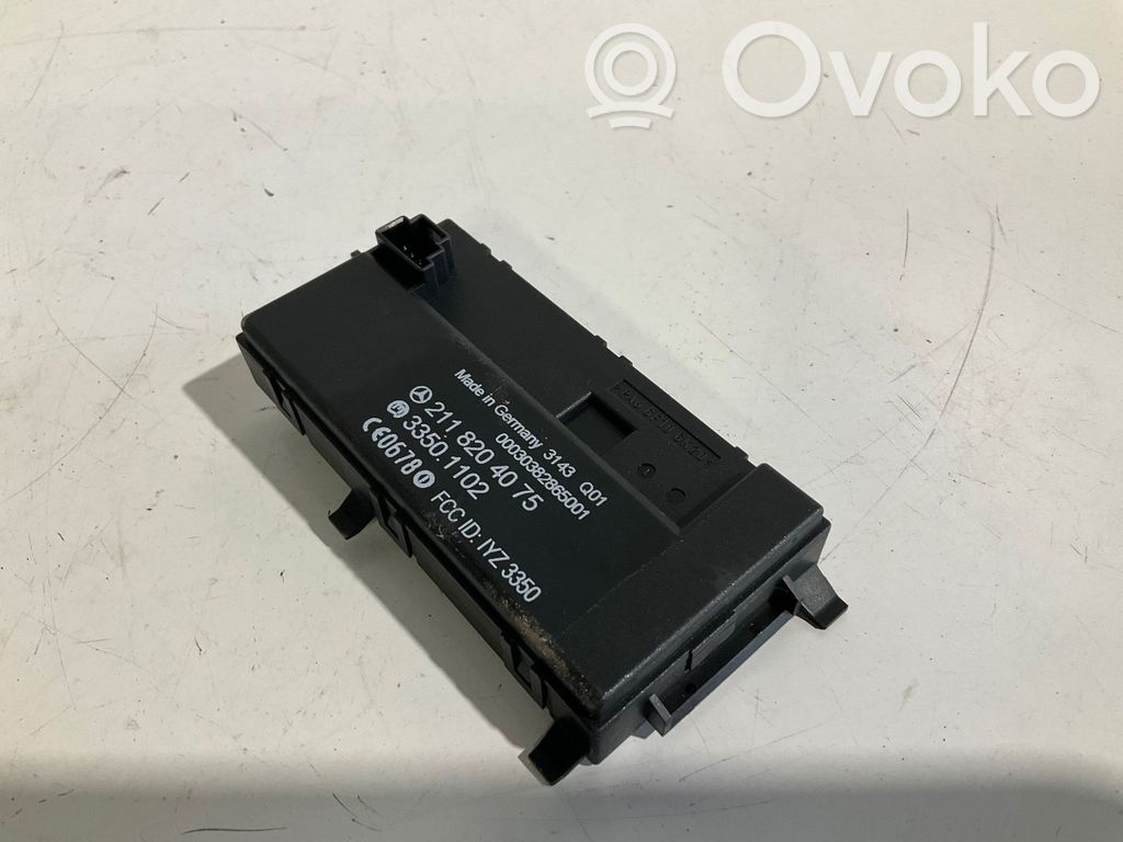 Mercedes-Benz E W211 Keyless (KESSY) go control unit/module 