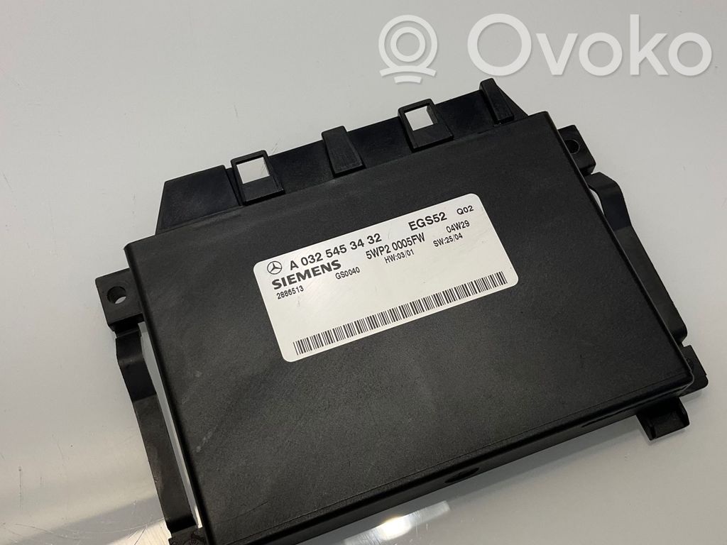 Mercedes-Benz E W211 Gearbox control unit/module 
