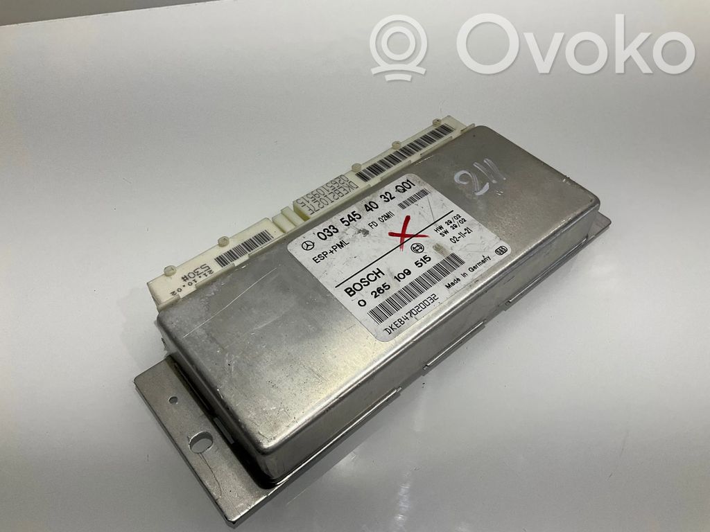 Mercedes-Benz E W211 ESP (stability system) control unit 