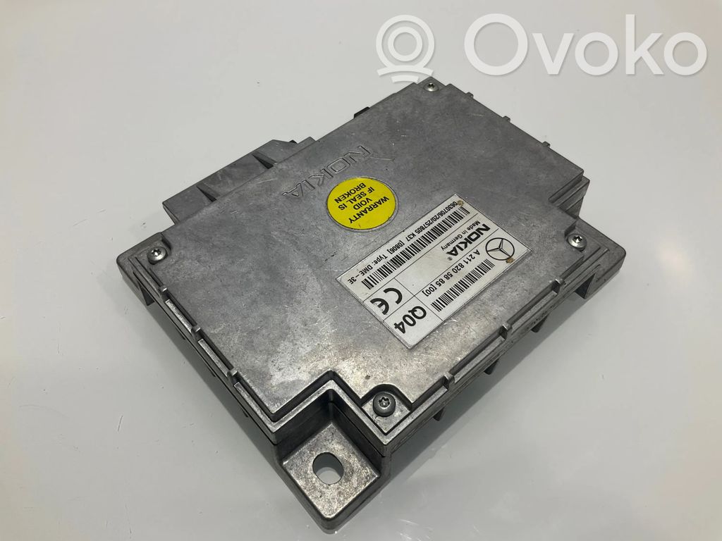 Mercedes-Benz E W211 Phone control unit/module 