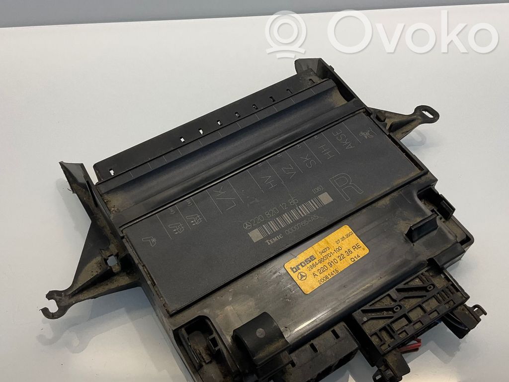 Mercedes-Benz S W220 Module de commande de siège 