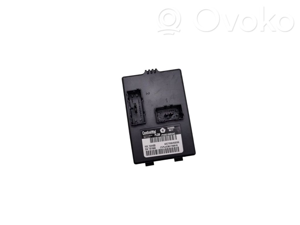Chrysler Pacifica Tailgate/trunk control unit/module 