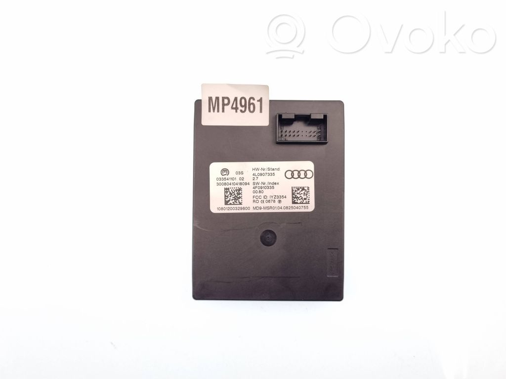 Audi Q7 4L Keyless (KESSY) go control unit/module 