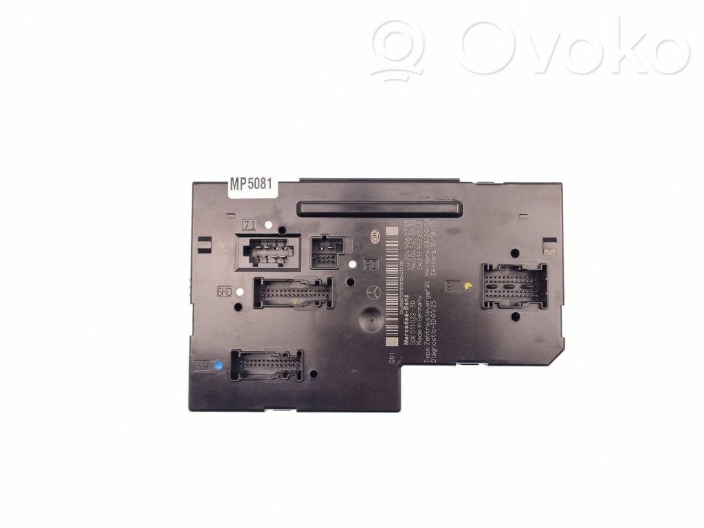 Mercedes-Benz C W204 Comfort/convenience module 