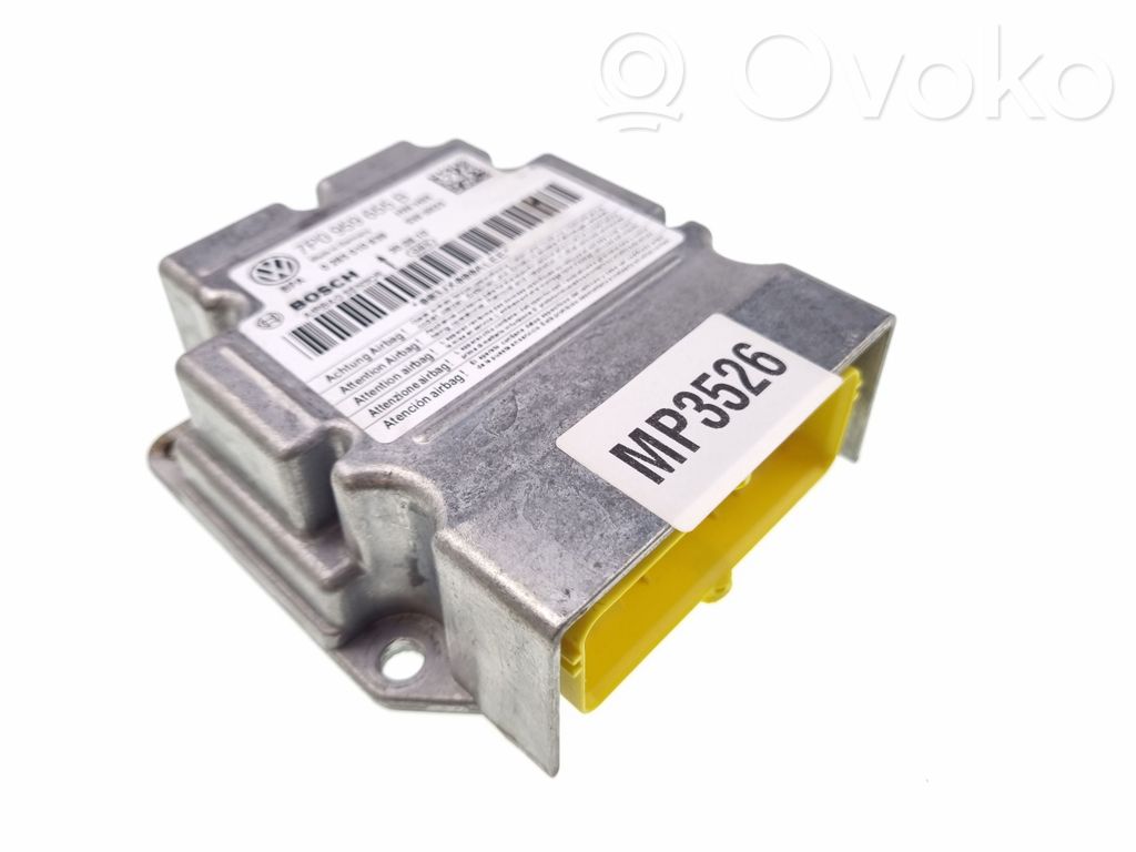 Volkswagen Touareg II Airbag control unit/module 