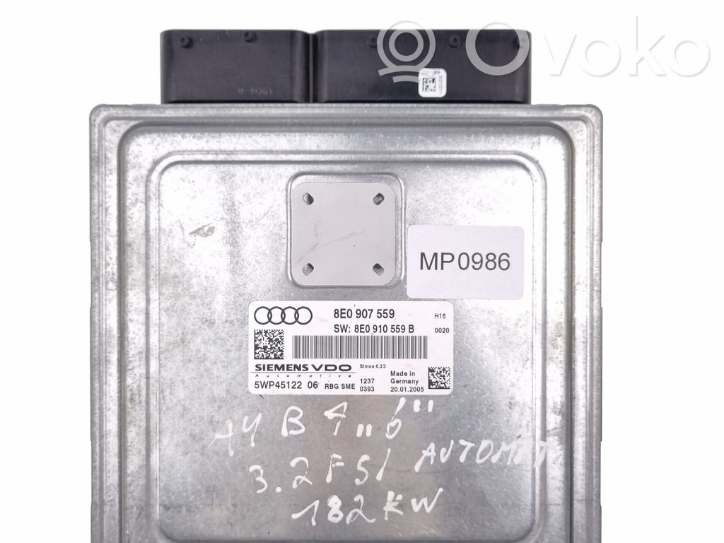 Audi A4 S4 B7 8E 8H Engine control unit/module 