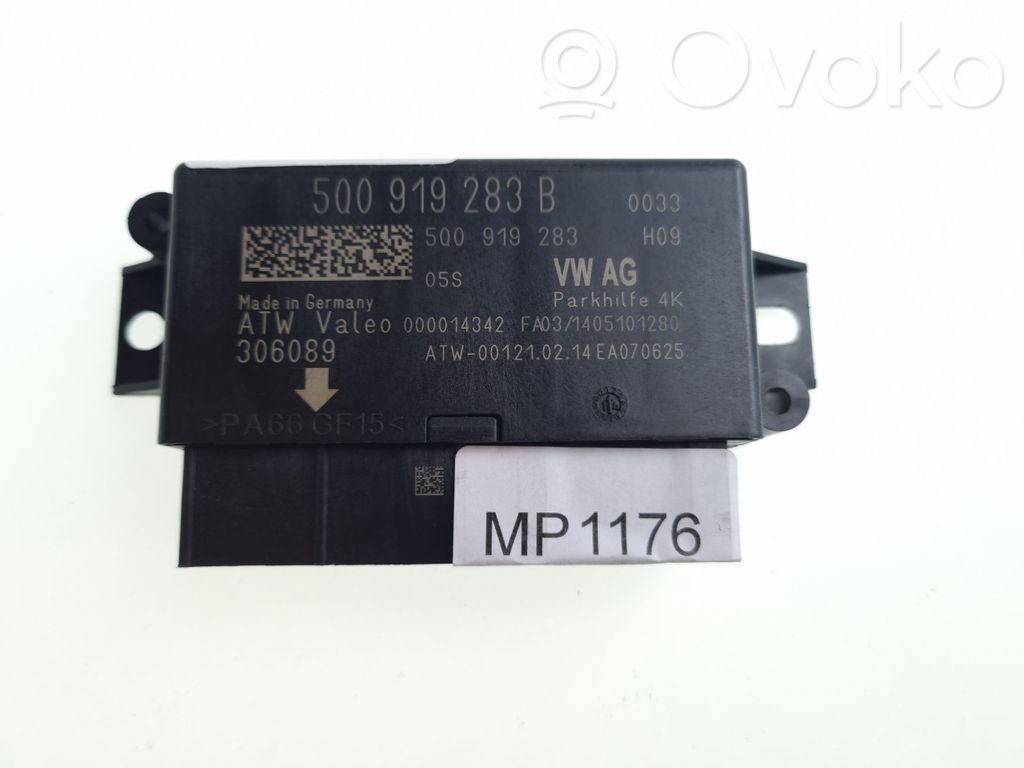 Skoda Octavia Mk3 (5E) Parking PDC control unit/module 