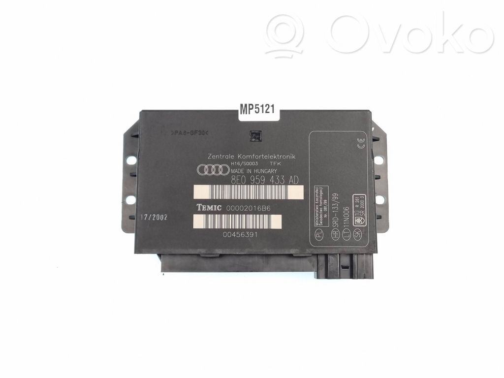 Audi A4 S4 B6 8E 8H Module confort 