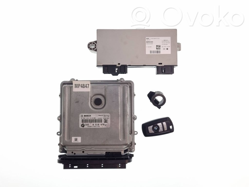 BMW 5 F10 F11 Engine ECU kit and lock set 