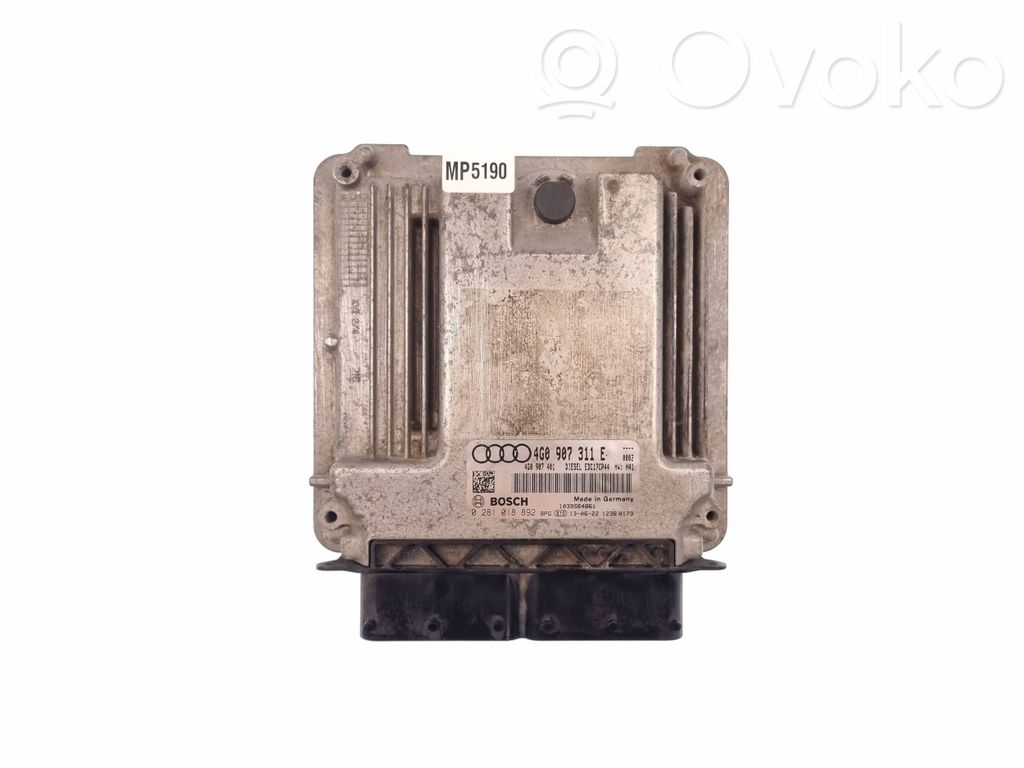 Audi A6 S6 C7 4G Engine control unit/module 