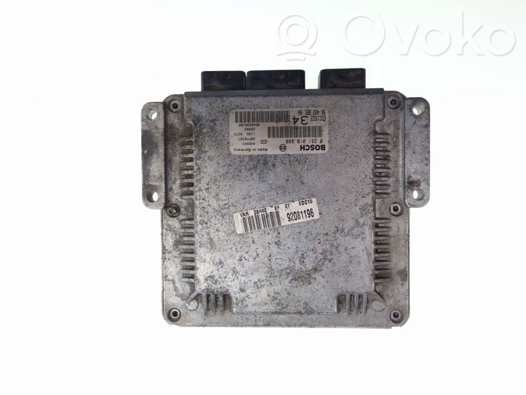 Peugeot 607 Engine control unit/module 