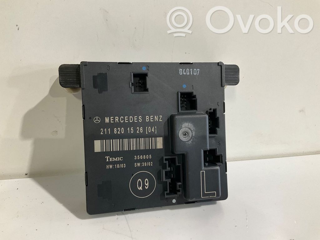 Mercedes-Benz E W211 Door control unit/module 