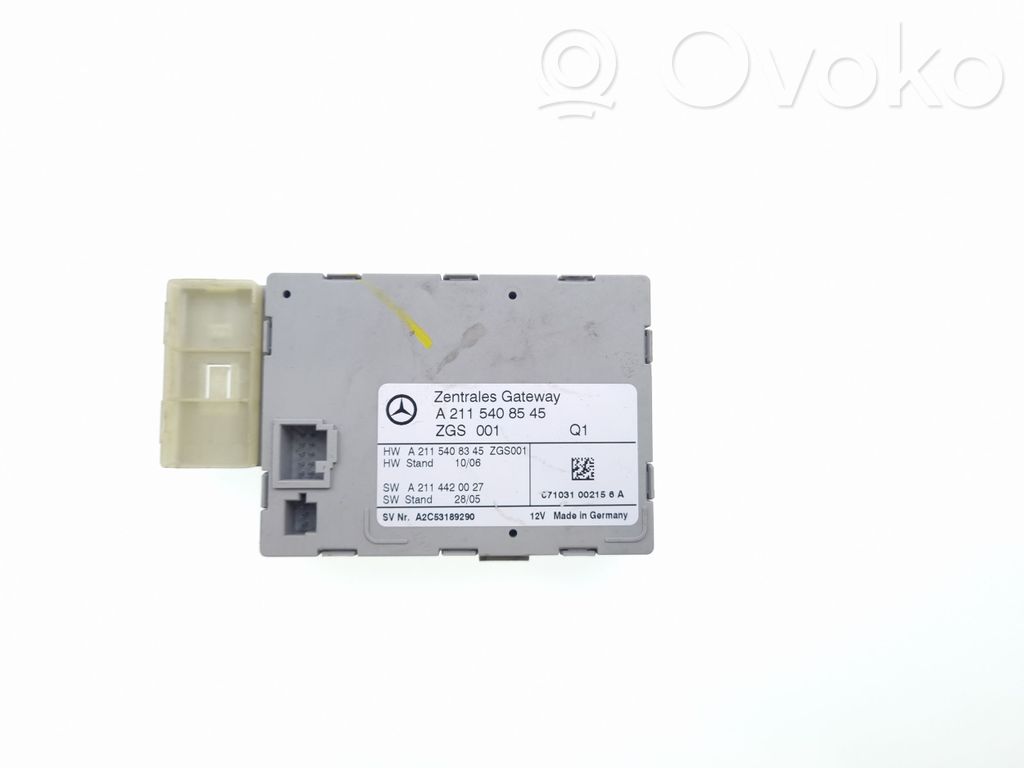 Mercedes-Benz E W211 Gateway control module 