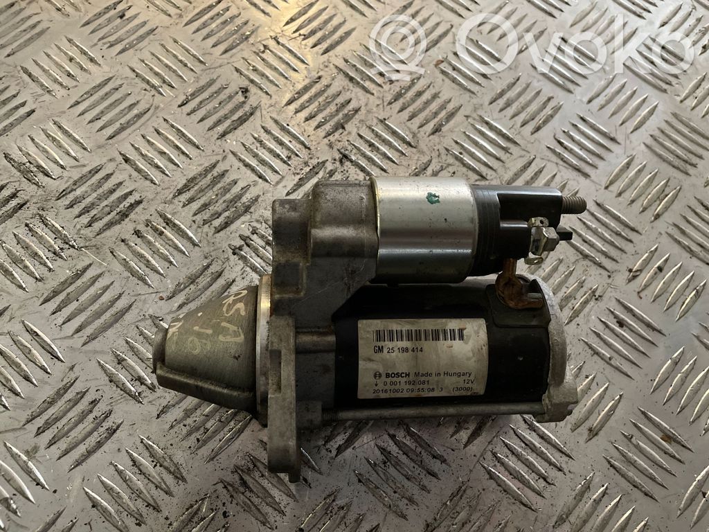 Opel Corsa E Starteris 