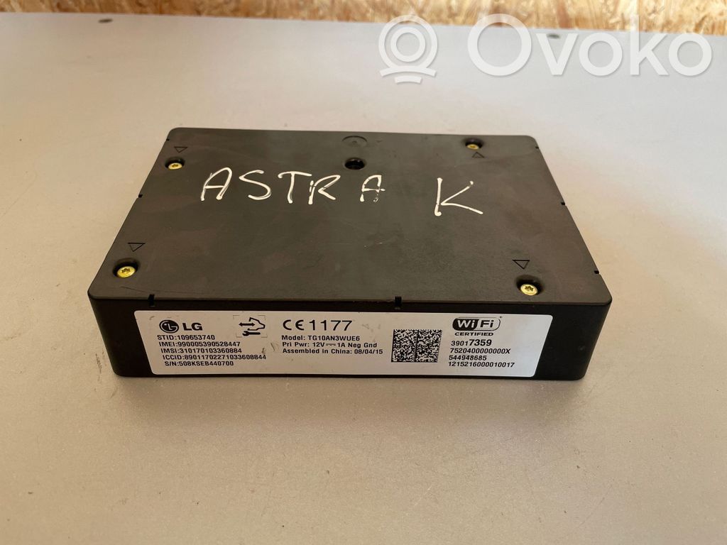 Opel Astra K Радио/ проигрыватель CD/DVD / навигация 