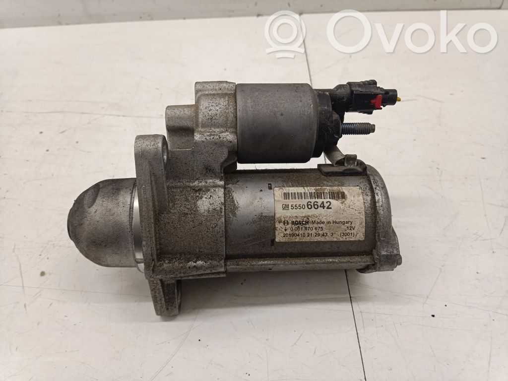 Opel Astra K Starter motor 