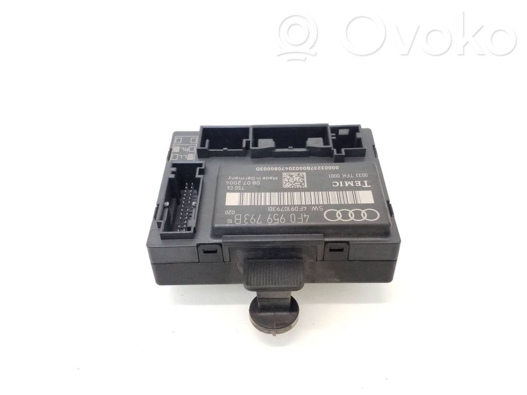 Audi A6 S6 C6 4F Door control unit/module 