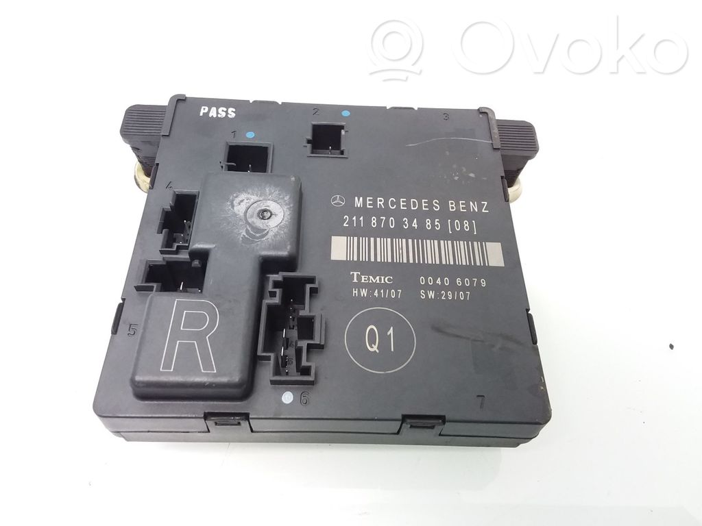 Mercedes-Benz E W211 Door control unit/module 