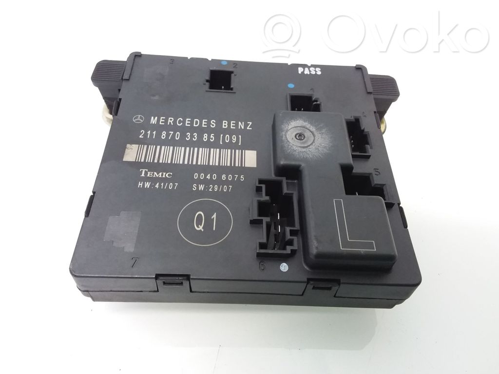 Mercedes-Benz E W211 Door control unit/module 