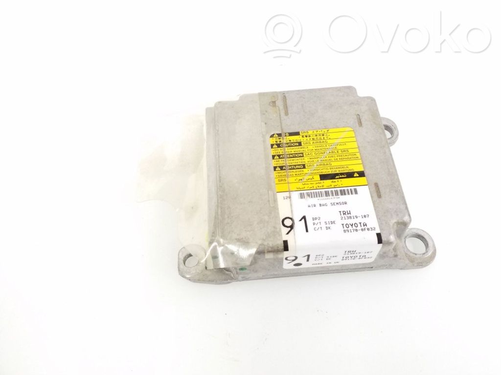 Toyota Corolla Verso AR10 Airbag control unit/module 
