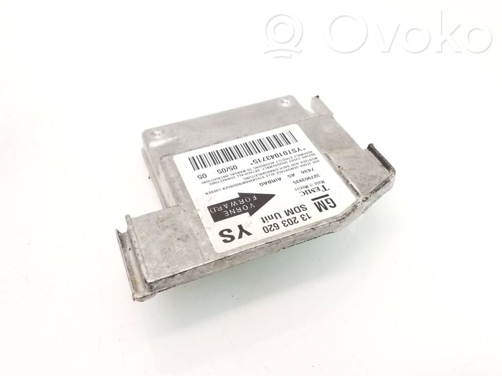 Opel Meriva A Airbag control unit/module 