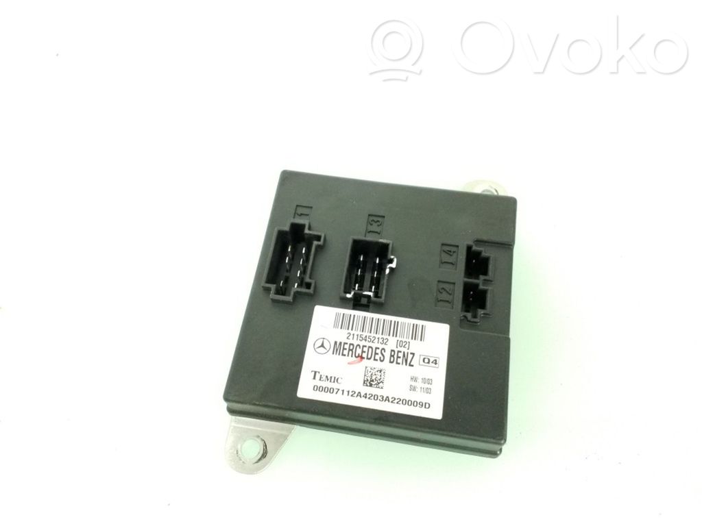 Mercedes-Benz E W211 Comfort/convenience module 