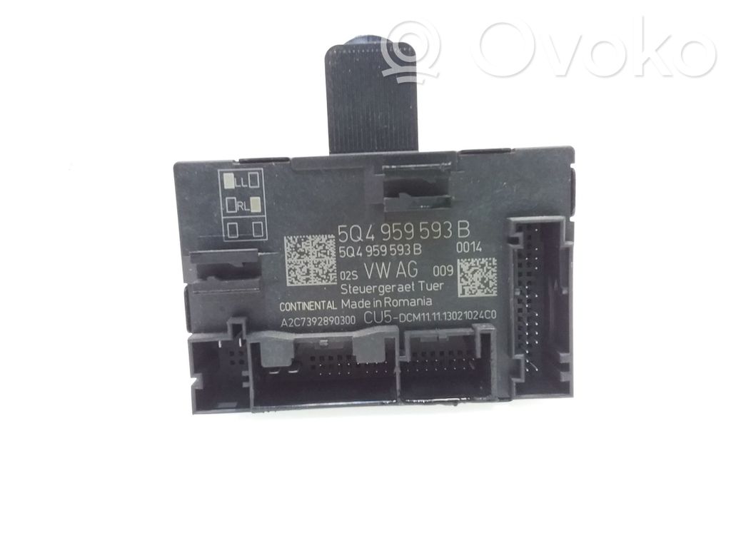 Skoda Octavia Mk3 (5E) Door control unit/module 