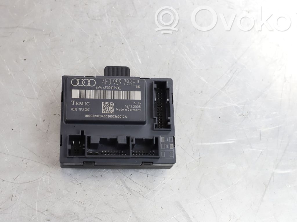Audi A6 S6 C6 4F Door control unit/module 