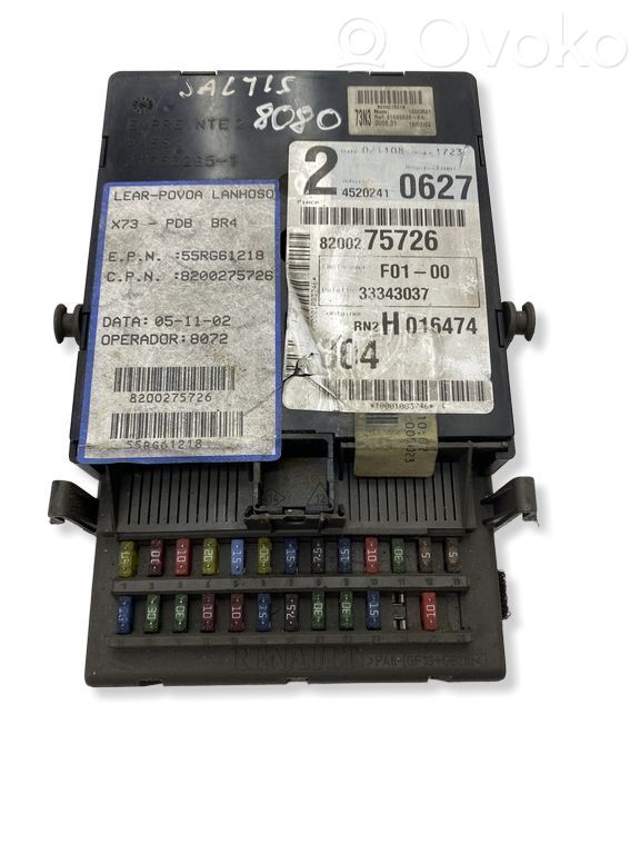 Renault Vel Satis Fuse module 