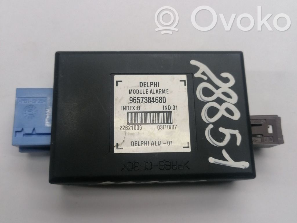 Peugeot 207 Alarm control unit/module 